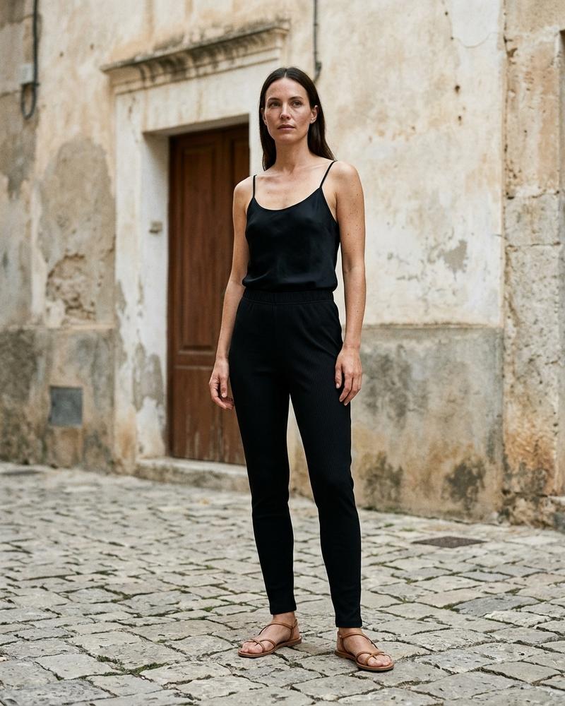 Macys Wear - Tavan | Gerippt Elastisch Hose Damen