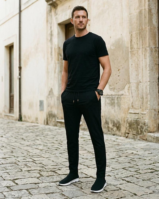Macys Wear - Lynor | Schmale Elastische Hose Herren
