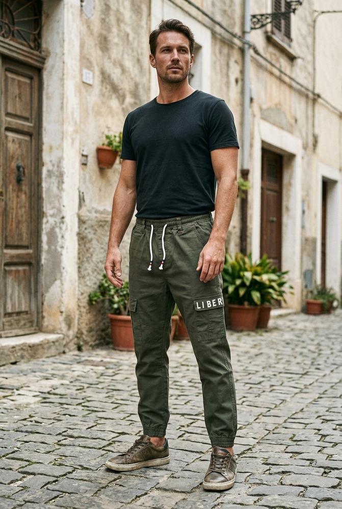 Macys Wear - Tasan | Aufgesetzte Baumwoll Hose Unisex