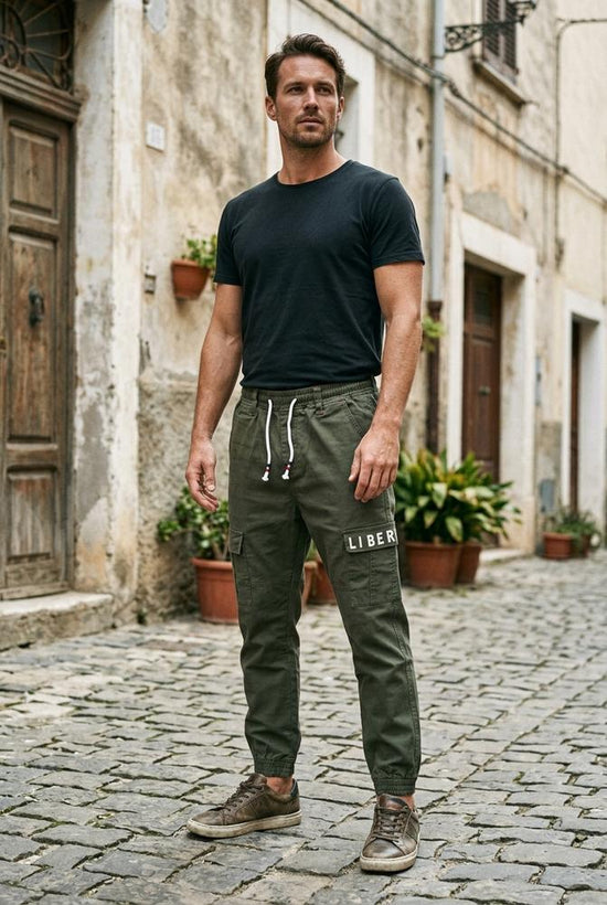 Macys Wear - Tasan | Aufgesetzte Baumwoll Hose Unisex