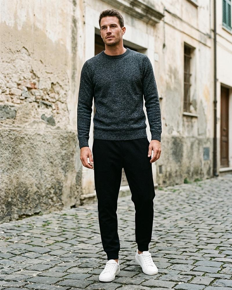 Macys Wear - Allar | Schmal Geschnittene Sweatstoff Hose Herren