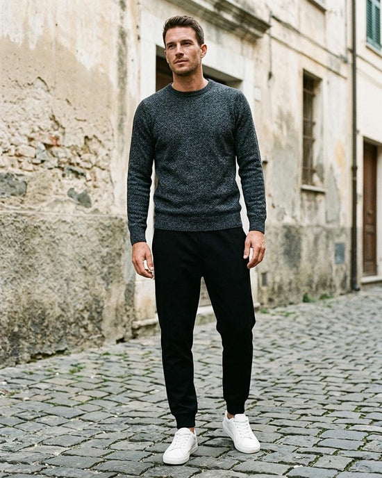 Macys Wear - Allar | Schmal Geschnittene Sweatstoff Hose Herren