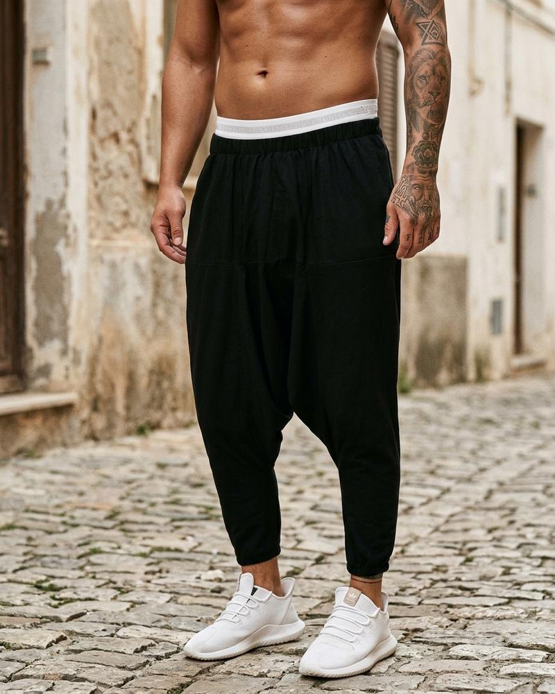 Macys Wear - Lesin | Tiefgeschnitten Locker Hose Herren