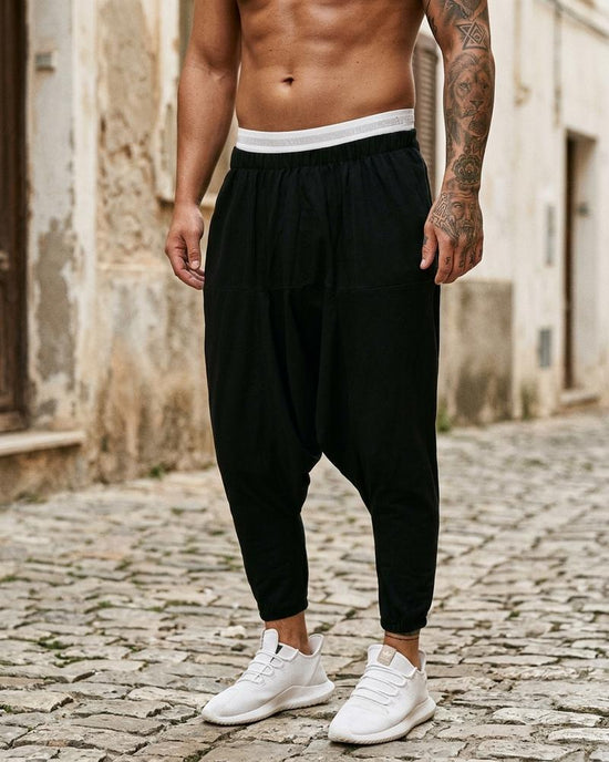 Macys Wear - Lesin | Tiefgeschnitten Locker Hose Herren