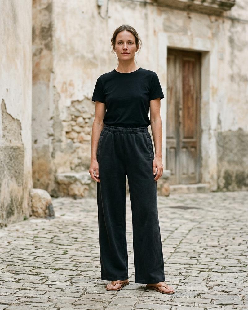 Macys Wear - Larev | Gerade geschnittene Baumwoll Hose Unisex