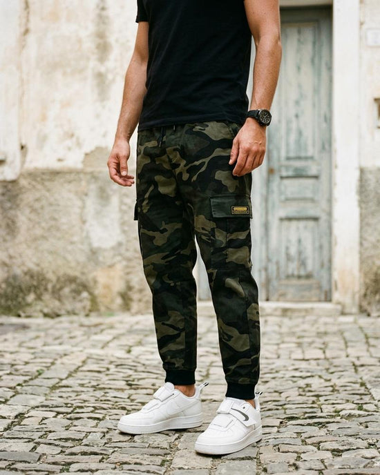 Macys Wear - Nemon | Gemusterte Konische Hose Herren