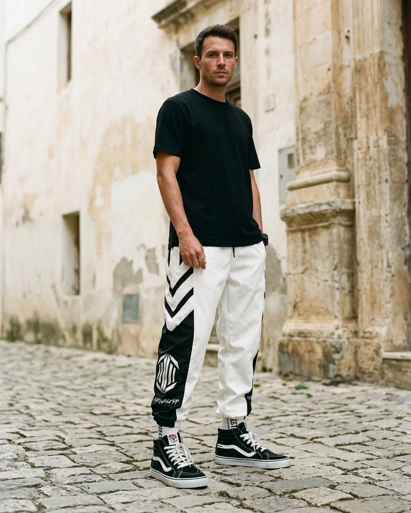 Macys Wear - Zeral | Grafische Locker Geschnittene Hose Herren