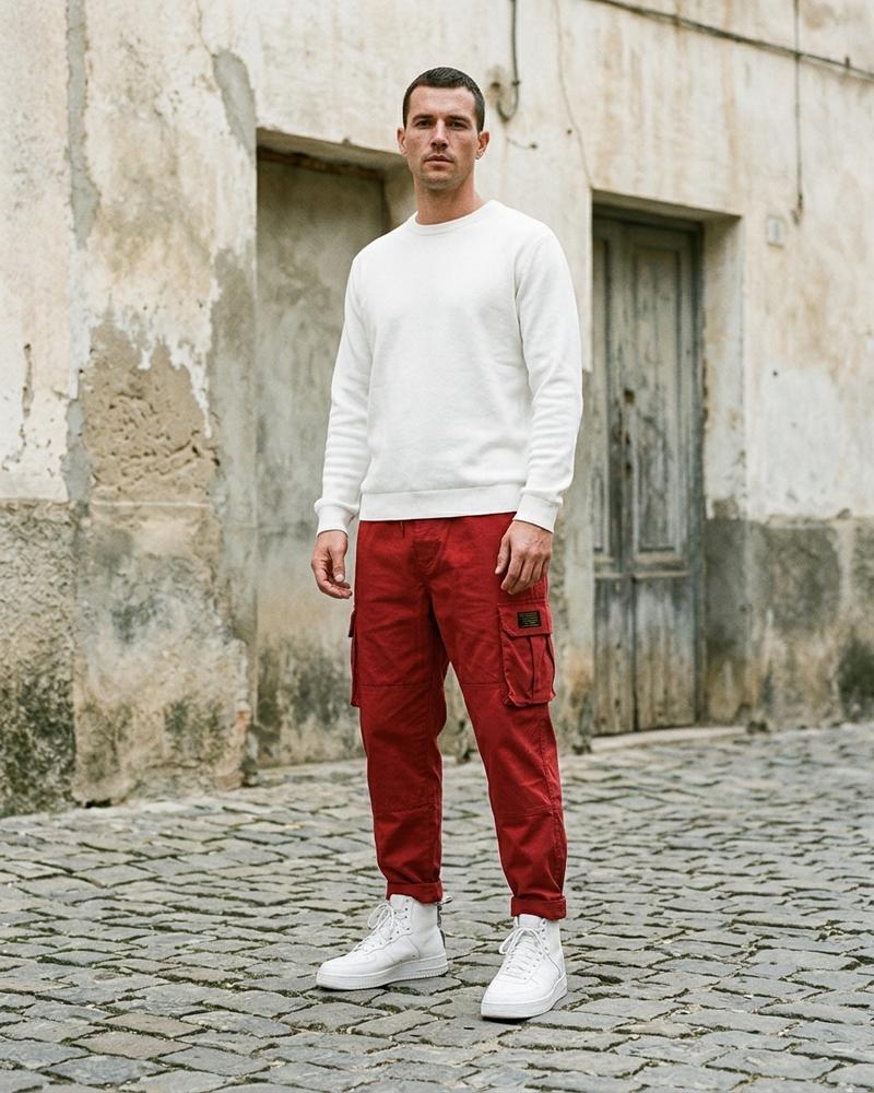 Macys Wear - Lasil | Aufgesetzte Baumwoll Hose Herren