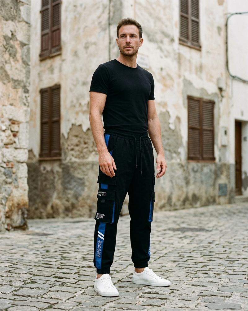 Macys Wear - Mizan | Mehrfarbige Elastische Hose Unisex