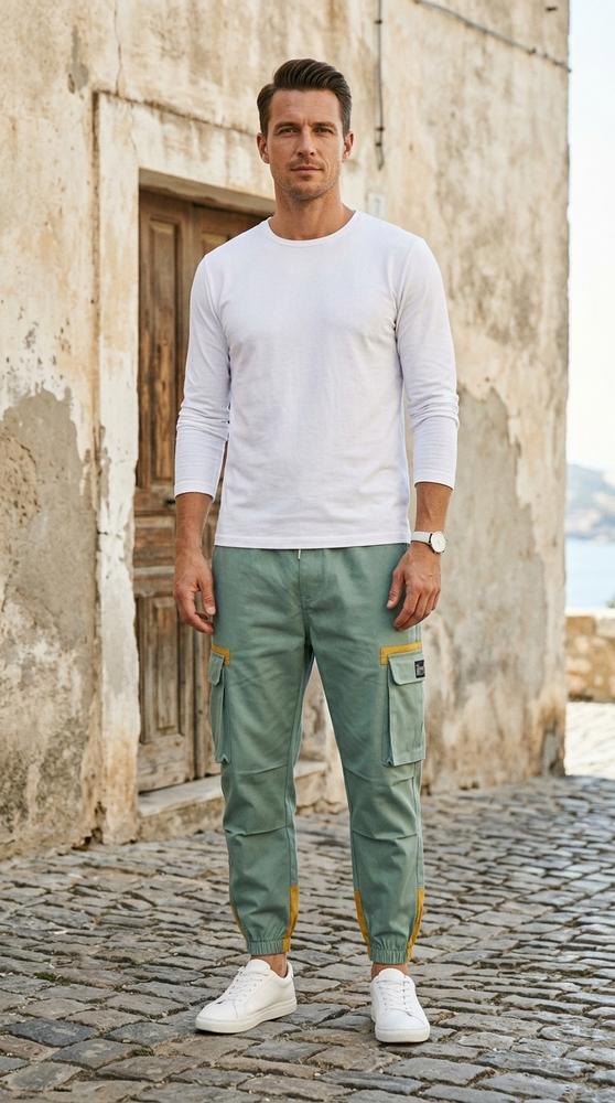 Macys Wear - Nosen | Funktional Zweifarbig Hose Herren