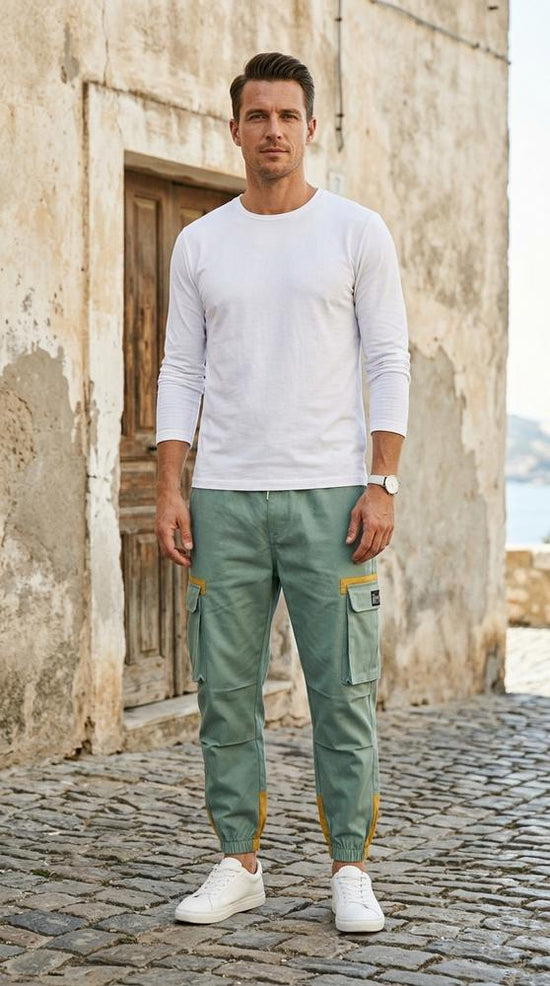 Macys Wear - Nosen | Funktional Zweifarbig Hose Herren