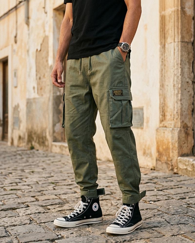 Macys Wear - Niken | Konische Verstellbare Hose Herren