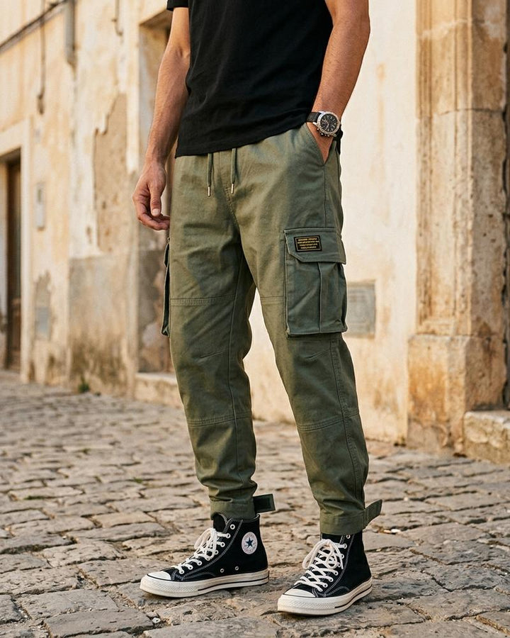 Macys Wear - Niken | Konische Verstellbare Hose Herren
