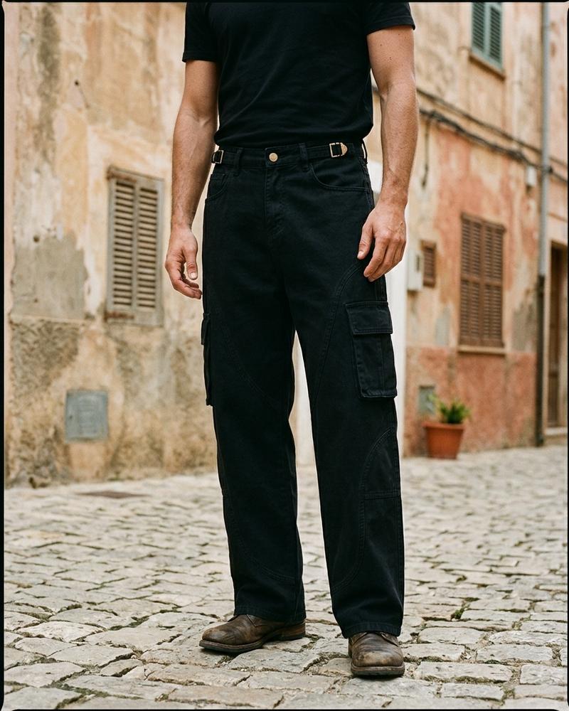 Macys Wear - Lodan | Gerade Geschnittene Baumwoll Hose Unisex