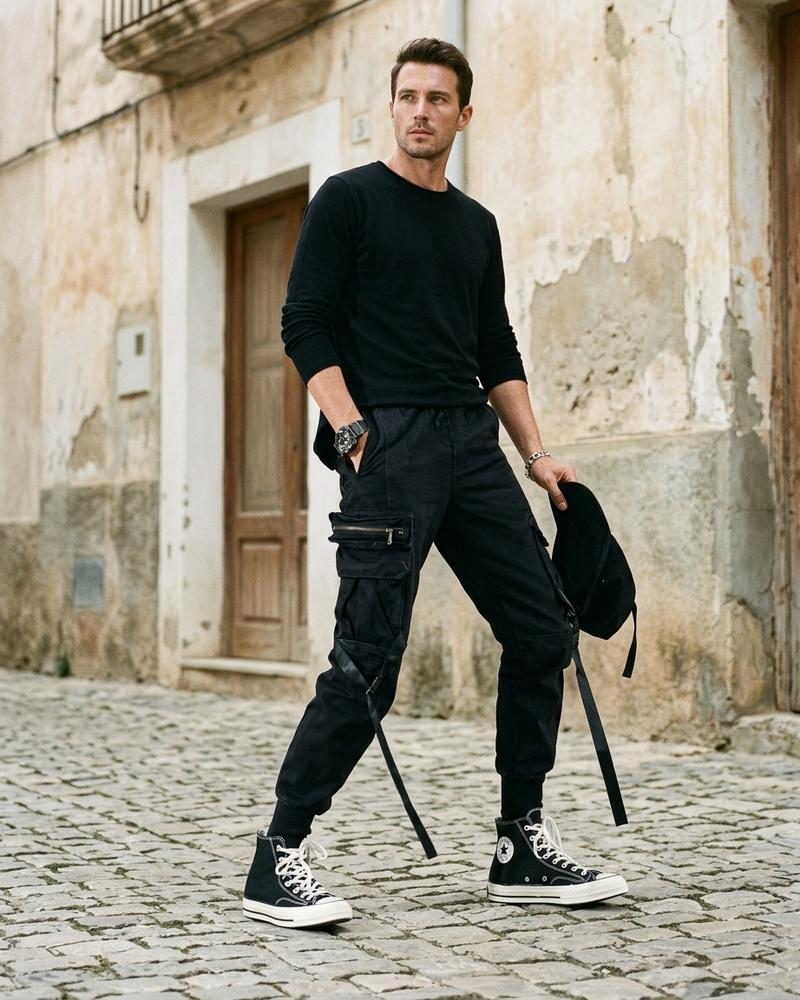 Macys Wear - Tavel | Konische Taschenbesetzte Hose Herren