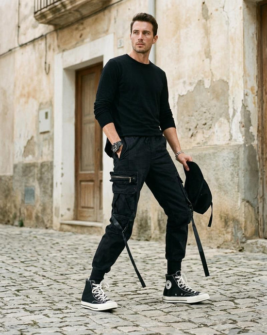 Macys Wear - Tavel | Konische Taschenbesetzte Hose Herren