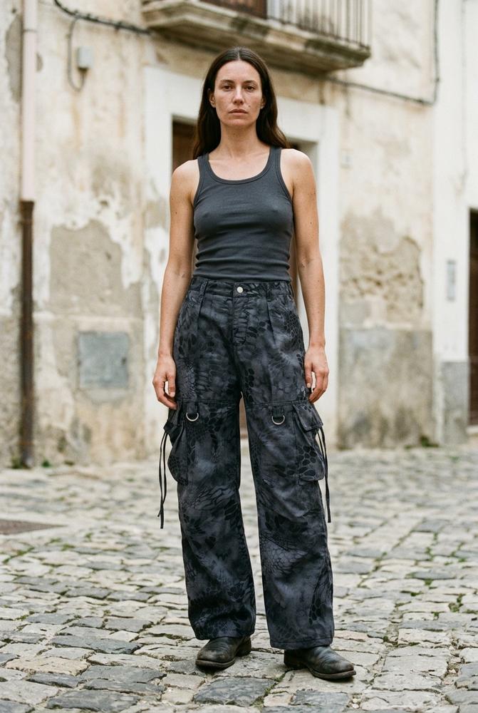 Macys Wear - Mimer | Weit Geschnittene Gemusterte Hose Unisex