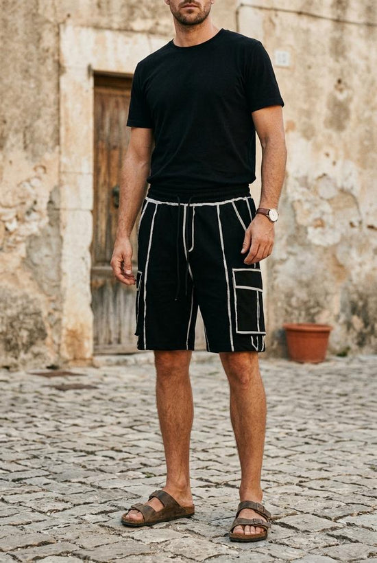 Macys Wear - Sanav | Paspelierte Gerade Geschnittene Hose Unisex