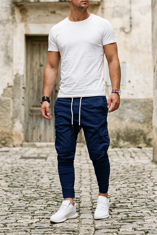 Macys Wear - Yoron | Aufgesetzt Tailliert Hose Herren