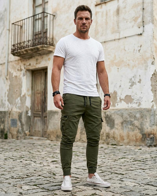 Macys Wear - Yoron | Aufgesetzt Tailliert Hose Herren