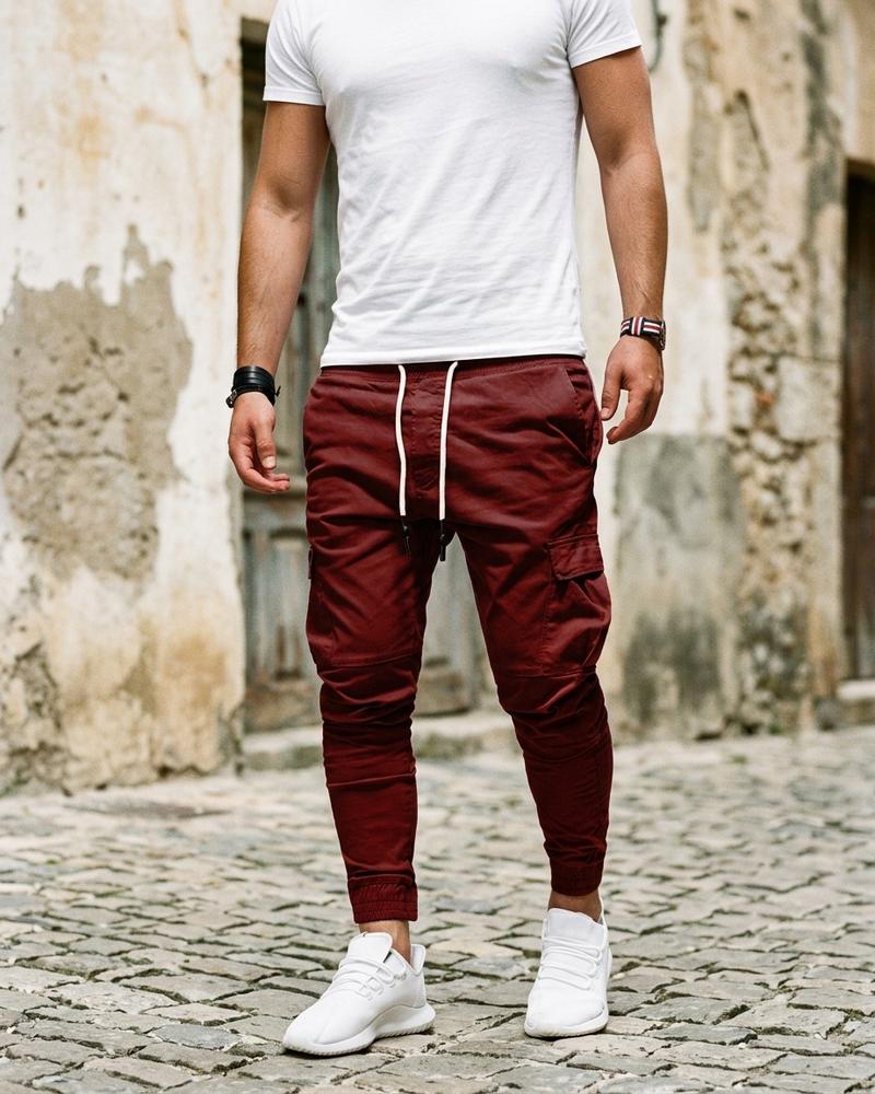 Macys Wear - Yoron | Aufgesetzt Tailliert Hose Herren