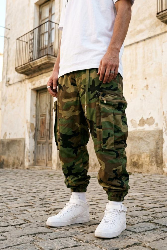 Macys Wear - Davan | Weit Geschnittene Gemusterte Hose Unisex