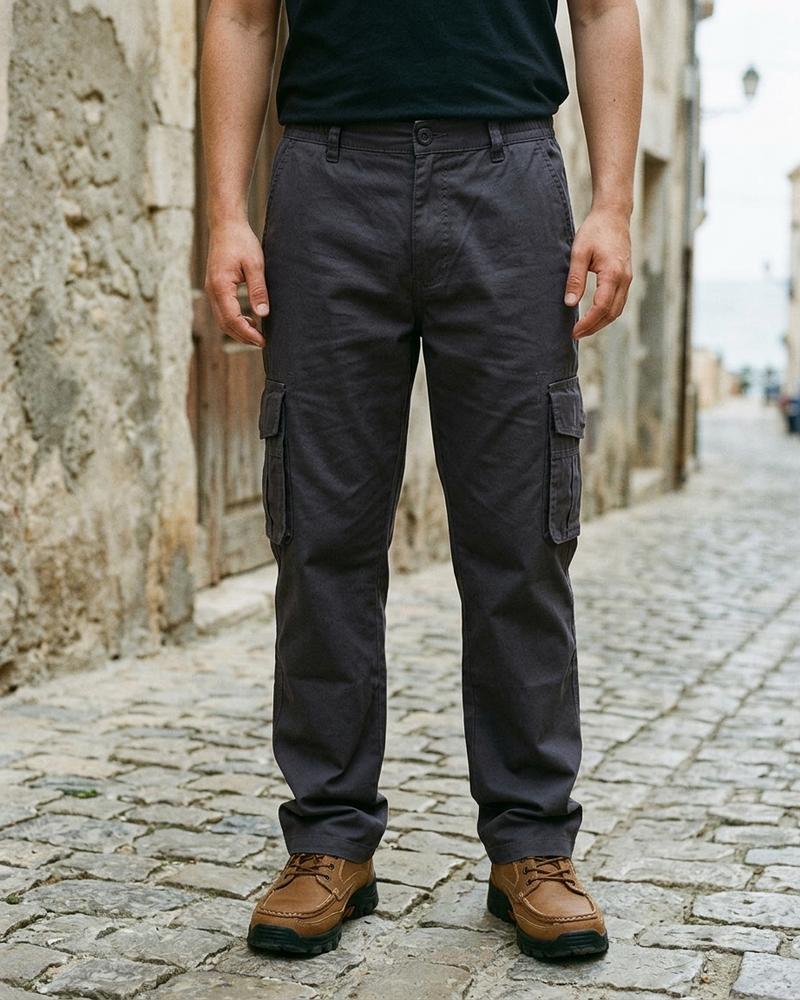 Macys Wear - Karel | Gerade Geschnittene Baumwoll Hose Herren