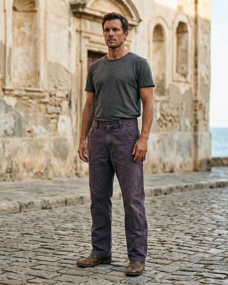 Macys Wear - Lamon | Gerade Geschnittene Baumwoll Hose Unisex