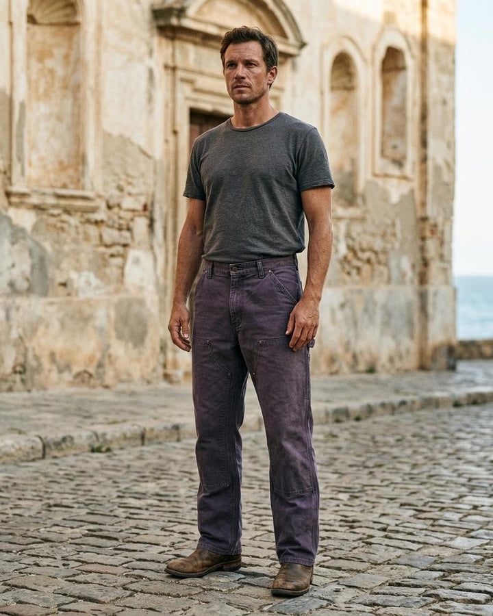 Macys Wear - Lamon | Gerade Geschnittene Baumwoll Hose Unisex