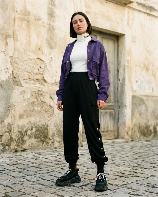 Macys Wear - Tinor | Locker Geschnittene Geknöpfte Hose Unisex