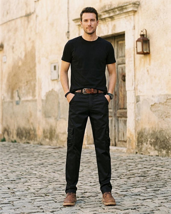 Macys Wear - Semin | Gerade Geschnittene Baumwoll Hose Herren