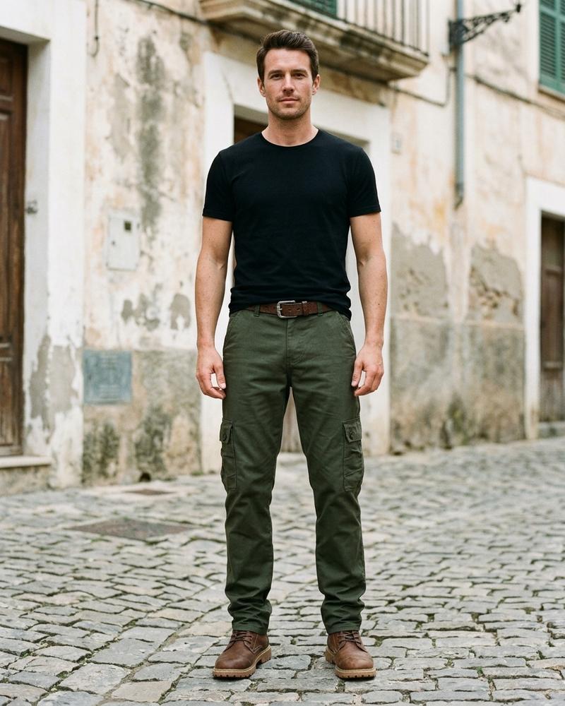 Macys Wear - Semin | Gerade Geschnittene Baumwoll Hose Herren