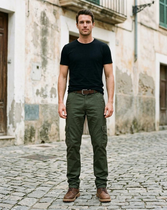 Macys Wear - Semin | Gerade Geschnittene Baumwoll Hose Herren