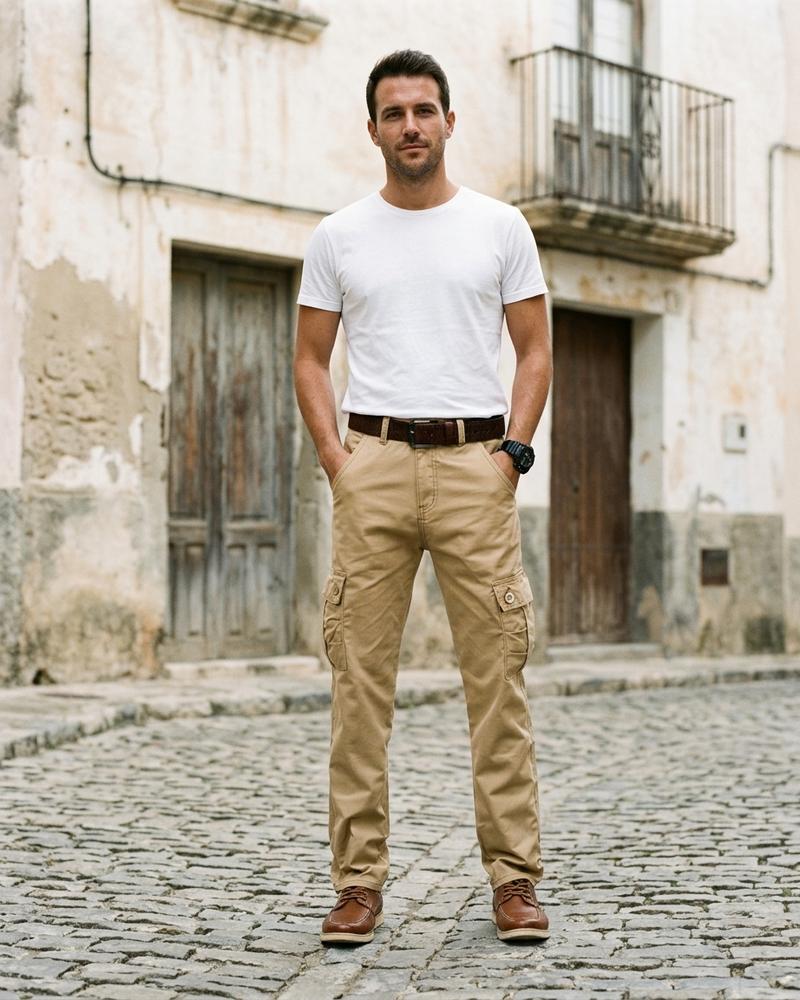 Macys Wear - Semin | Gerade Geschnittene Baumwoll Hose Herren