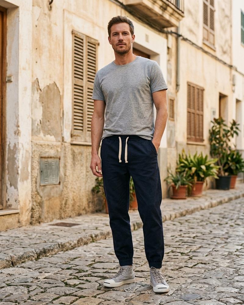 Macys Wear - Tilor | Zulaufende Geschnürte Hose Herren