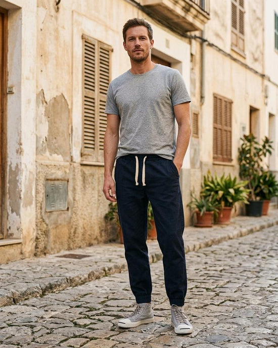 Macys Wear - Tilor | Zulaufende Geschnürte Hose Herren