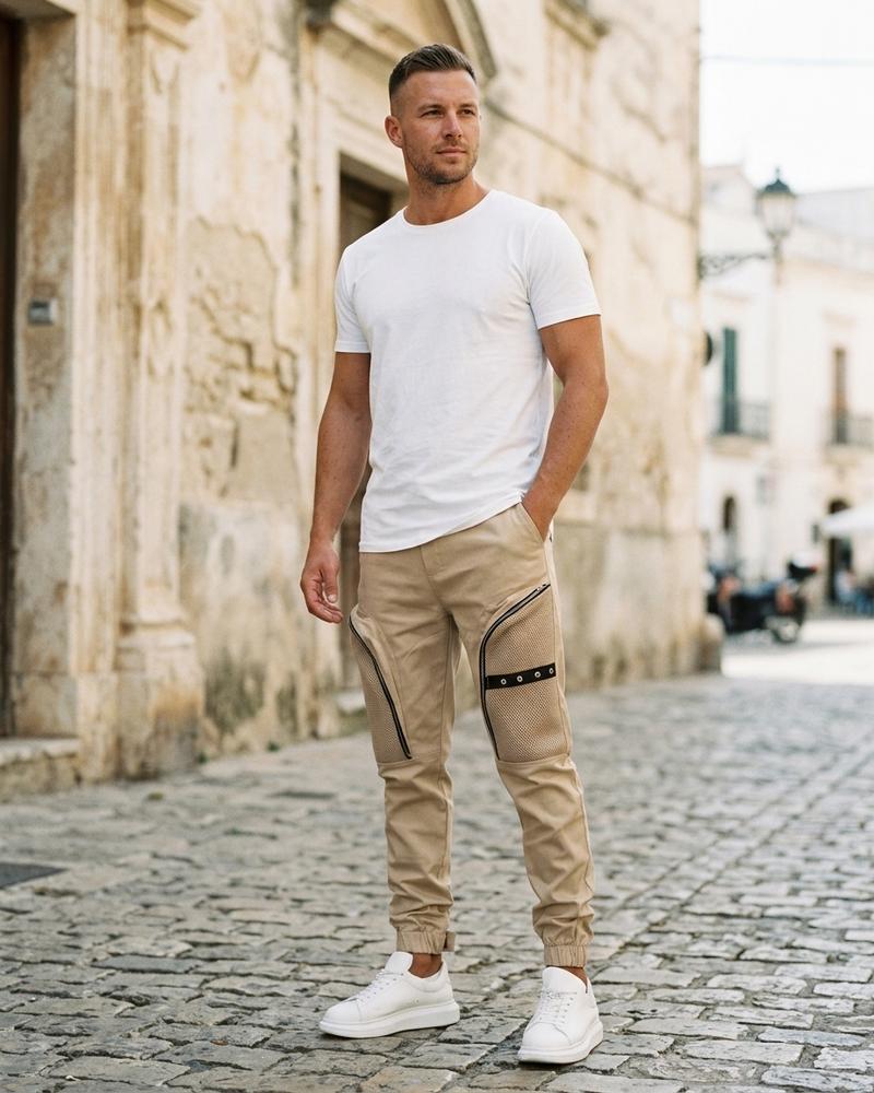 Macys Wear - Nivan | Schmal Geschnittene Funktionale Hose Herren