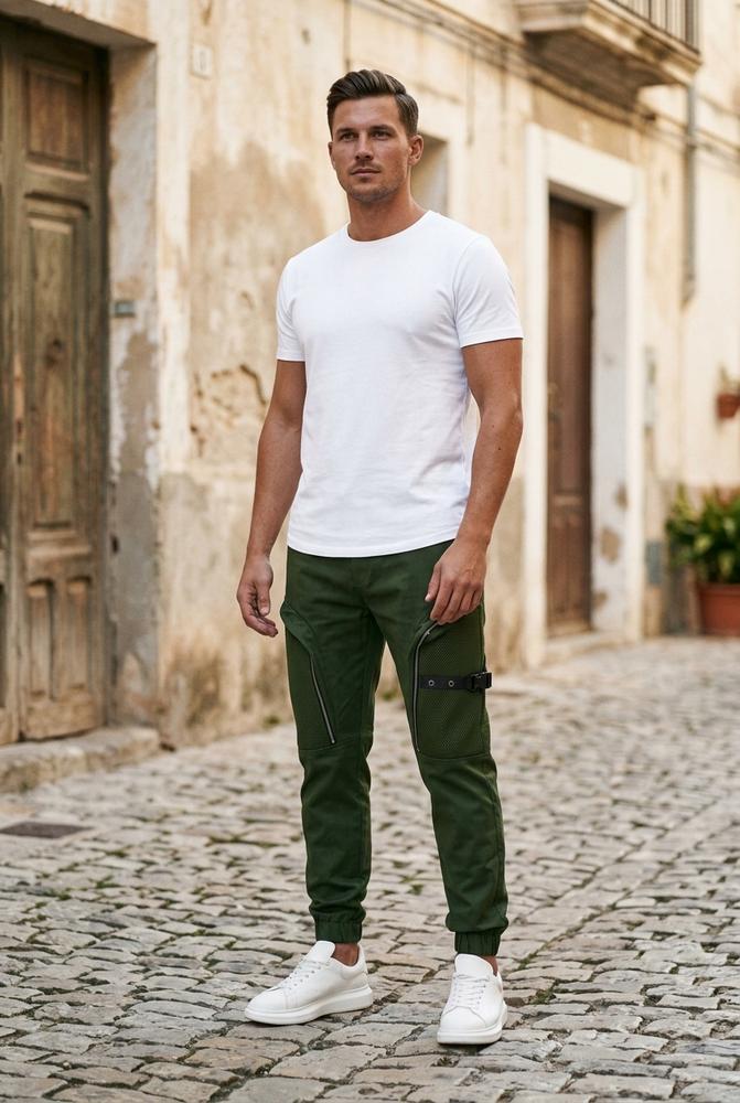 Macys Wear - Nivan | Schmal Geschnittene Funktionale Hose Herren