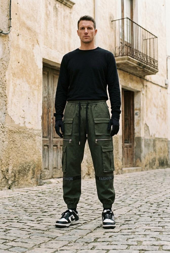 Macys Wear - Nolan | Multi-Pocket Zulaufend Hose Unisex