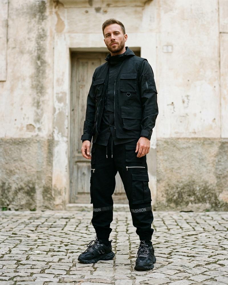 Macys Wear - Nolan | Multi-Pocket Zulaufend Hose Unisex