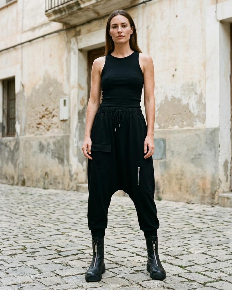 Macys Wear - Karam | Tiefgeschnittene Aufgesetzte Hose Unisex
