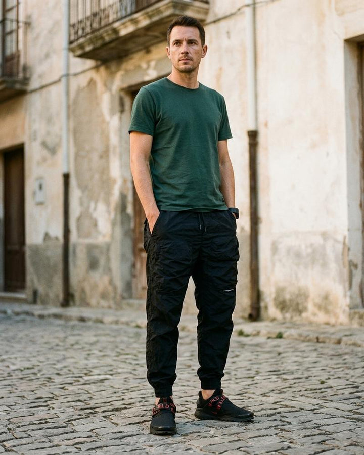 Macys Wear - Casin | Funktionale Geknitterte Hose Herren