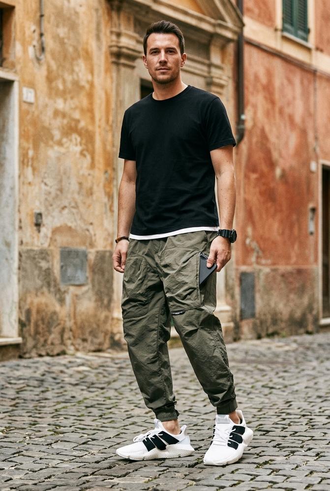 Macys Wear - Casin | Funktionale Geknitterte Hose Herren