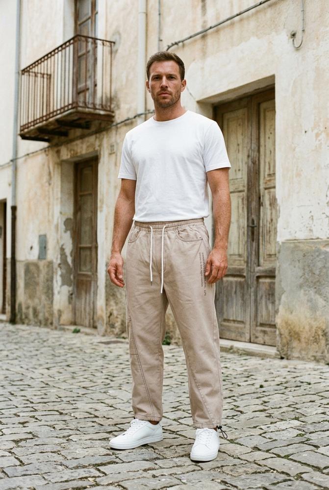 Macys Wear - Matir | Kontrastgesteppte Verstellbare Hose Unisex