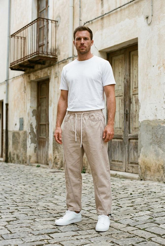 Macys Wear - Matir | Kontrastgesteppte Verstellbare Hose Unisex