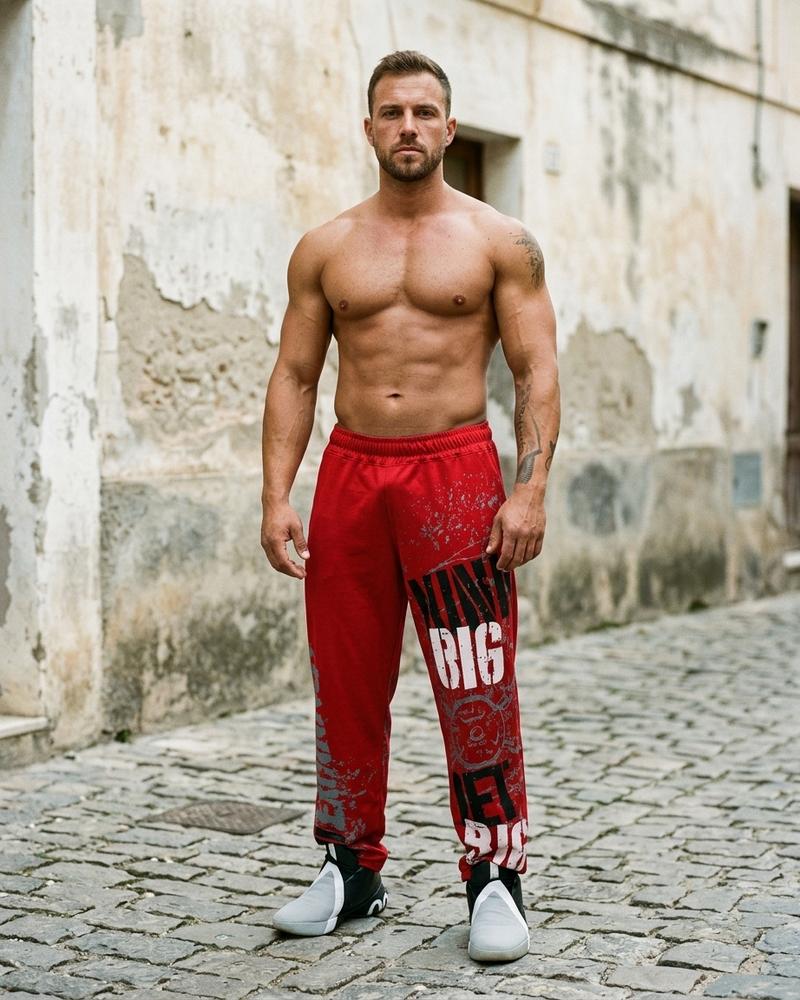 Macys Wear - Ladan | Sportliche Bedruckte Hose Herren