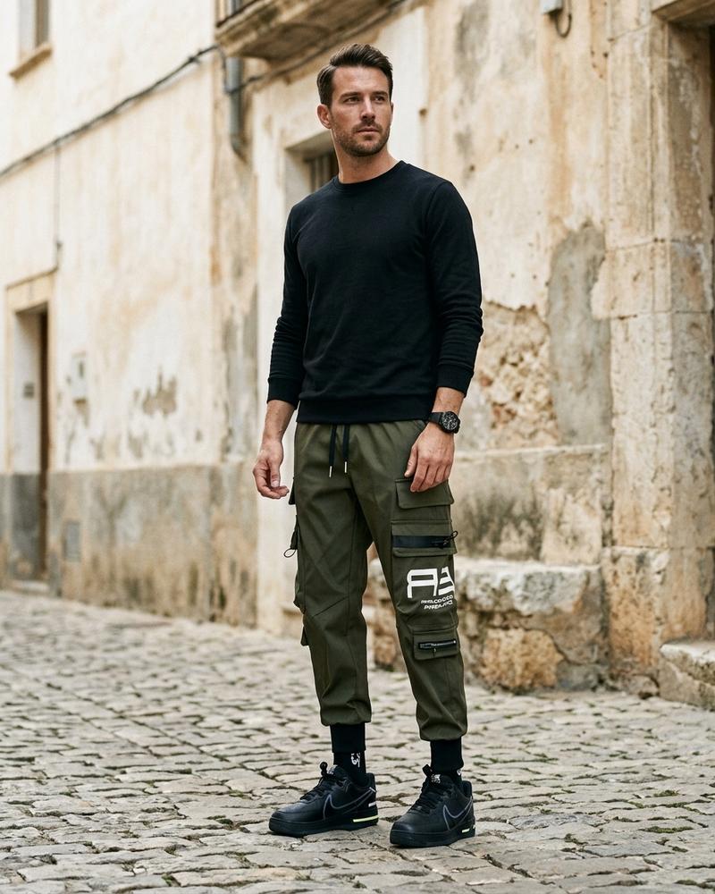 Macys Wear - Elvan | Multifunktionale Bedruckte Hose Herren