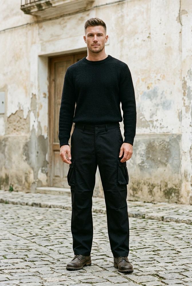 Macys Wear - Dazan | Gerade Geschnittene Cargo Hose Unisex