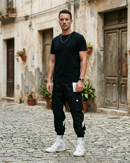 Macys Wear - Lolev | Mehrfarbige Konische Hose Unisex