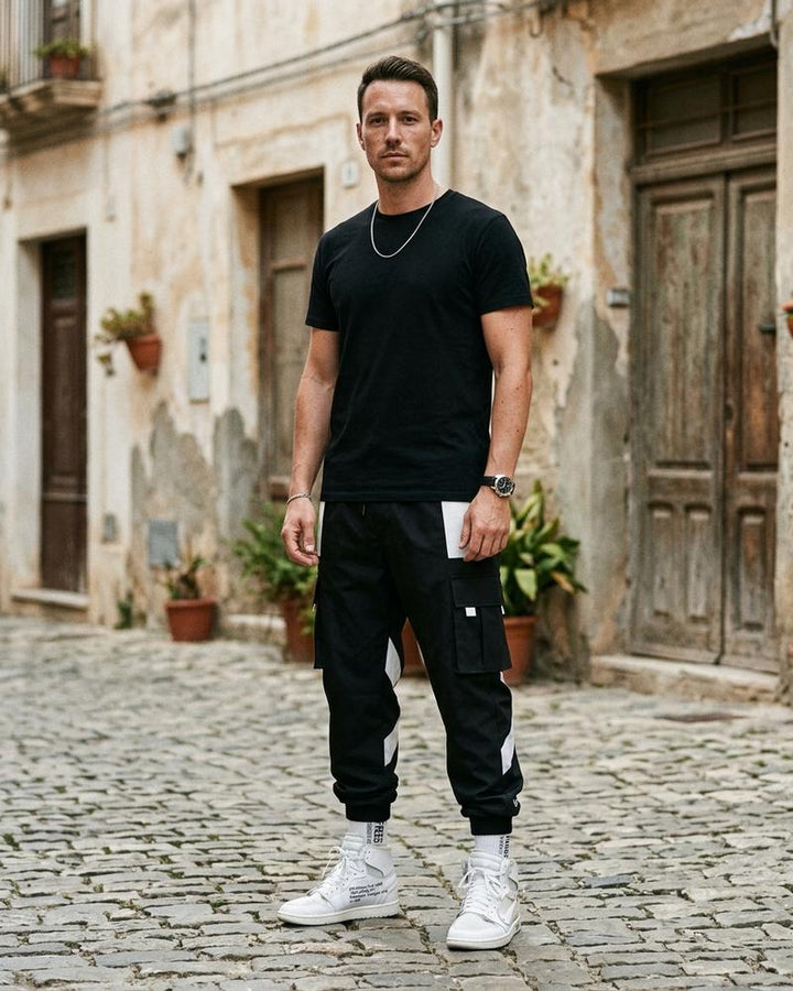 Macys Wear - Lolev | Mehrfarbige Konische Hose Unisex